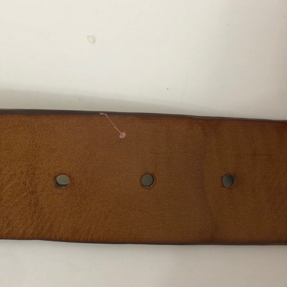 SoldFloral embroidered man made leather belt large - Picture 7 of 8